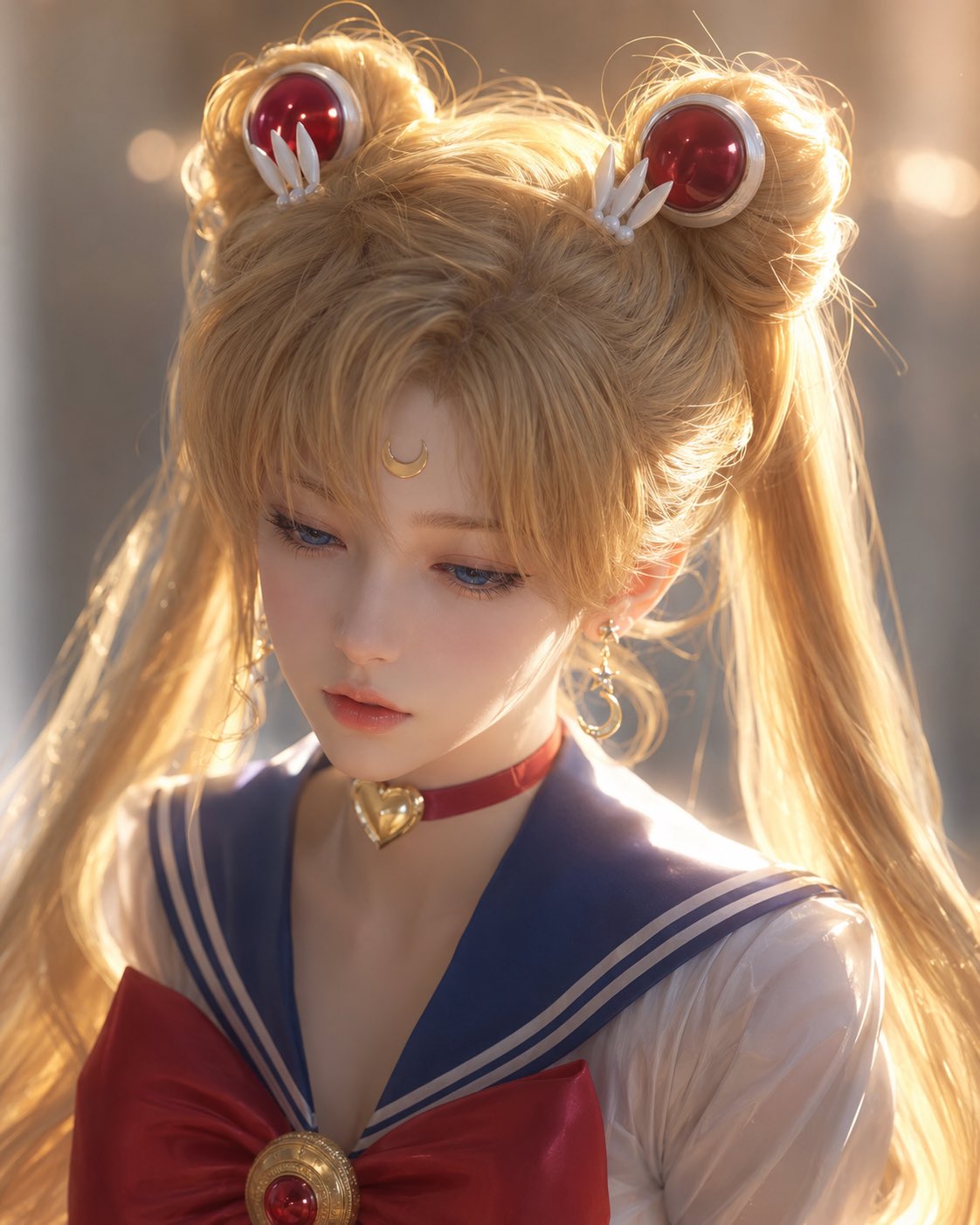 真人摄影质感3D人偶提示词