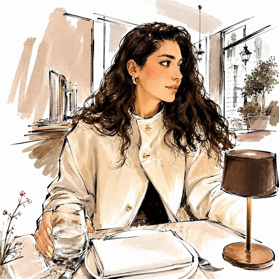 GPT IMAGE 2 ON CHATGPTPrompt:Elegant watercolor fashion illustration of a stylish young woman trav