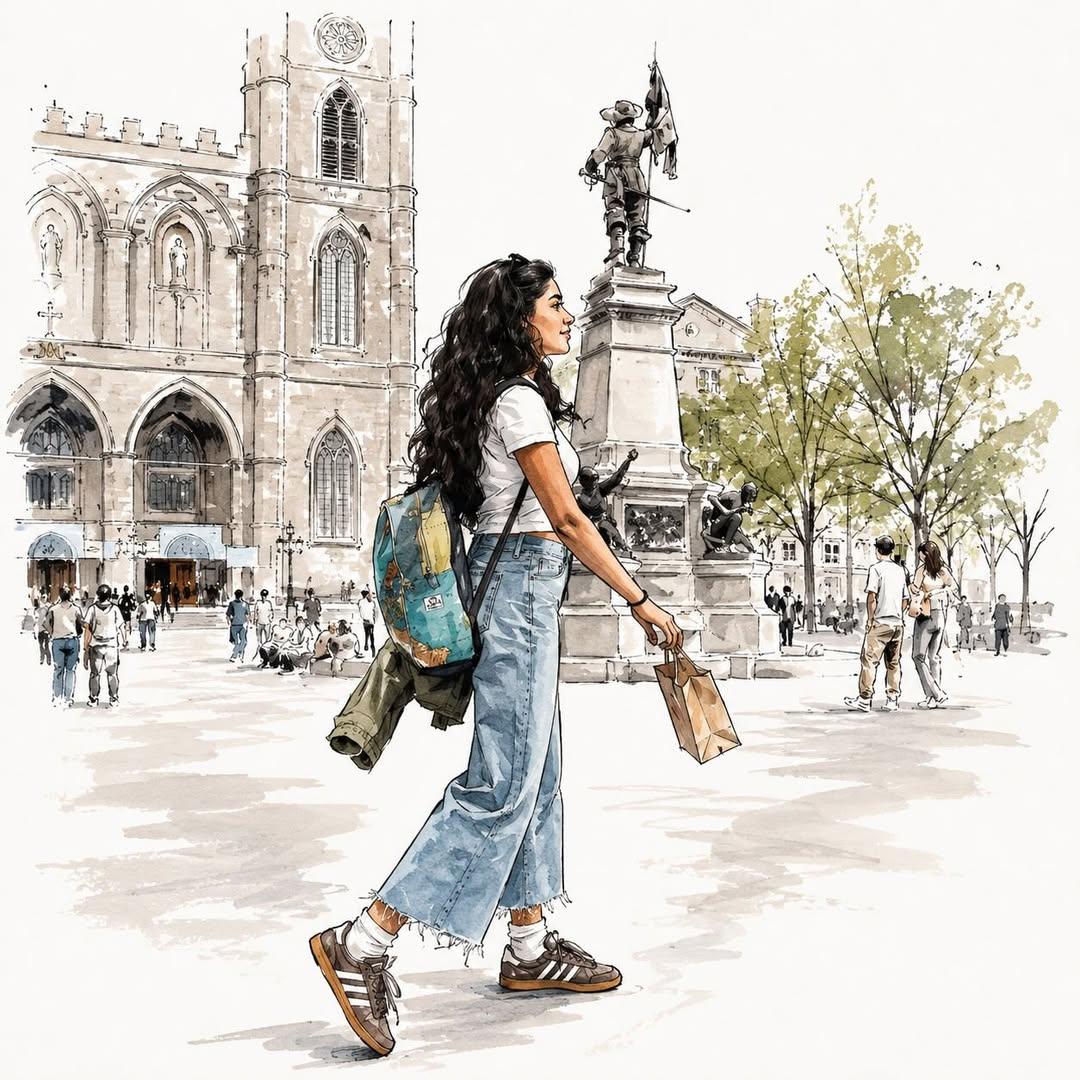 GPT IMAGE 2 ON CHATGPTPrompt:Elegant watercolor fashion illustration of a stylish young woman trav