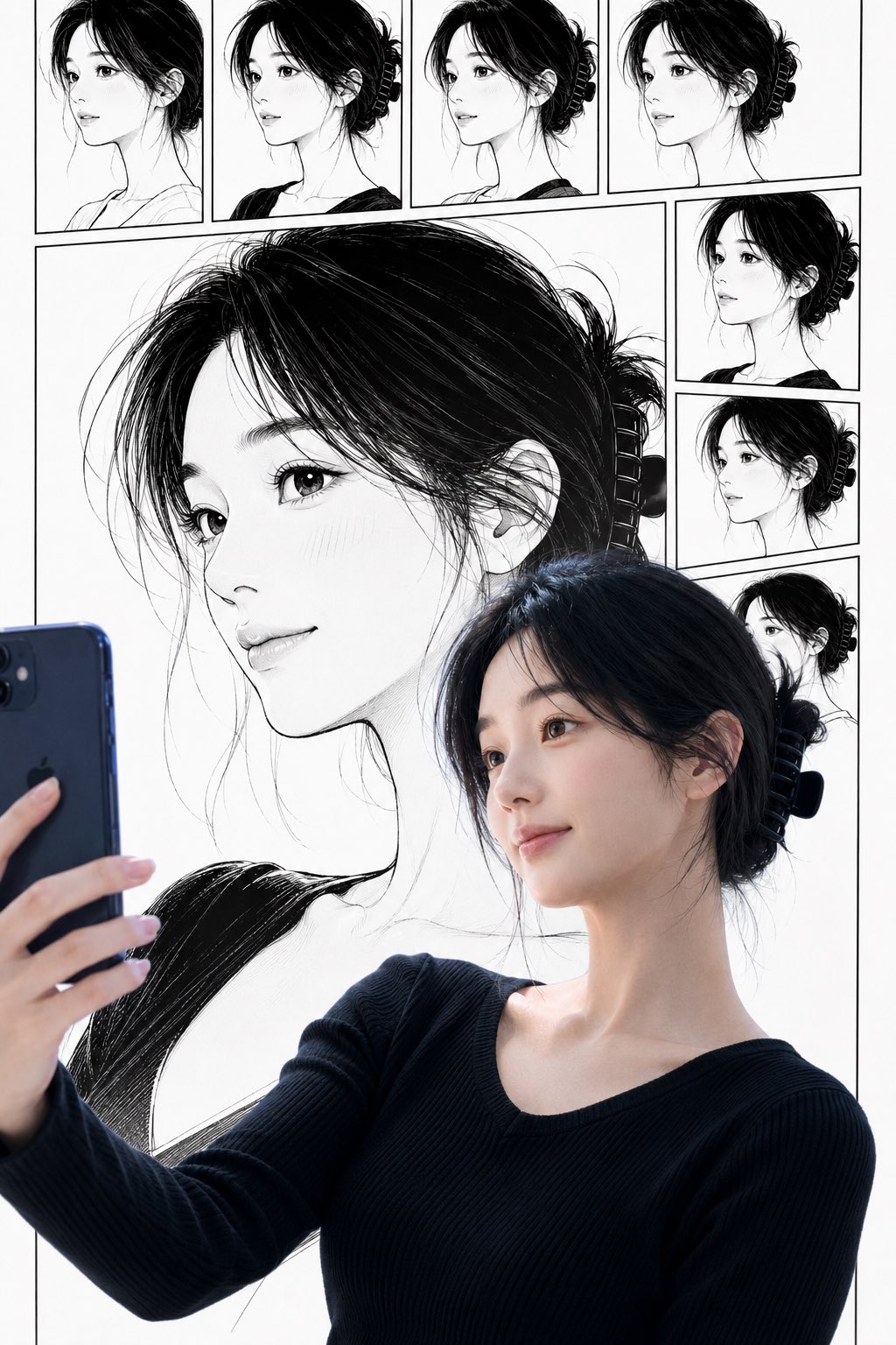 真人漫画融合海报生成